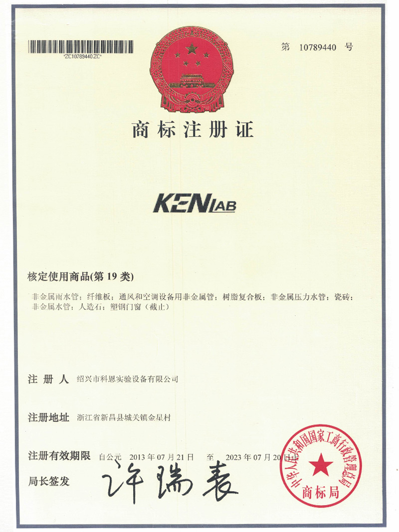 Trademark Registration Certificate